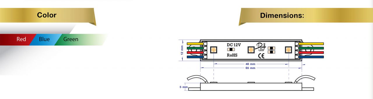 EPISTAR LED MODULE RGB