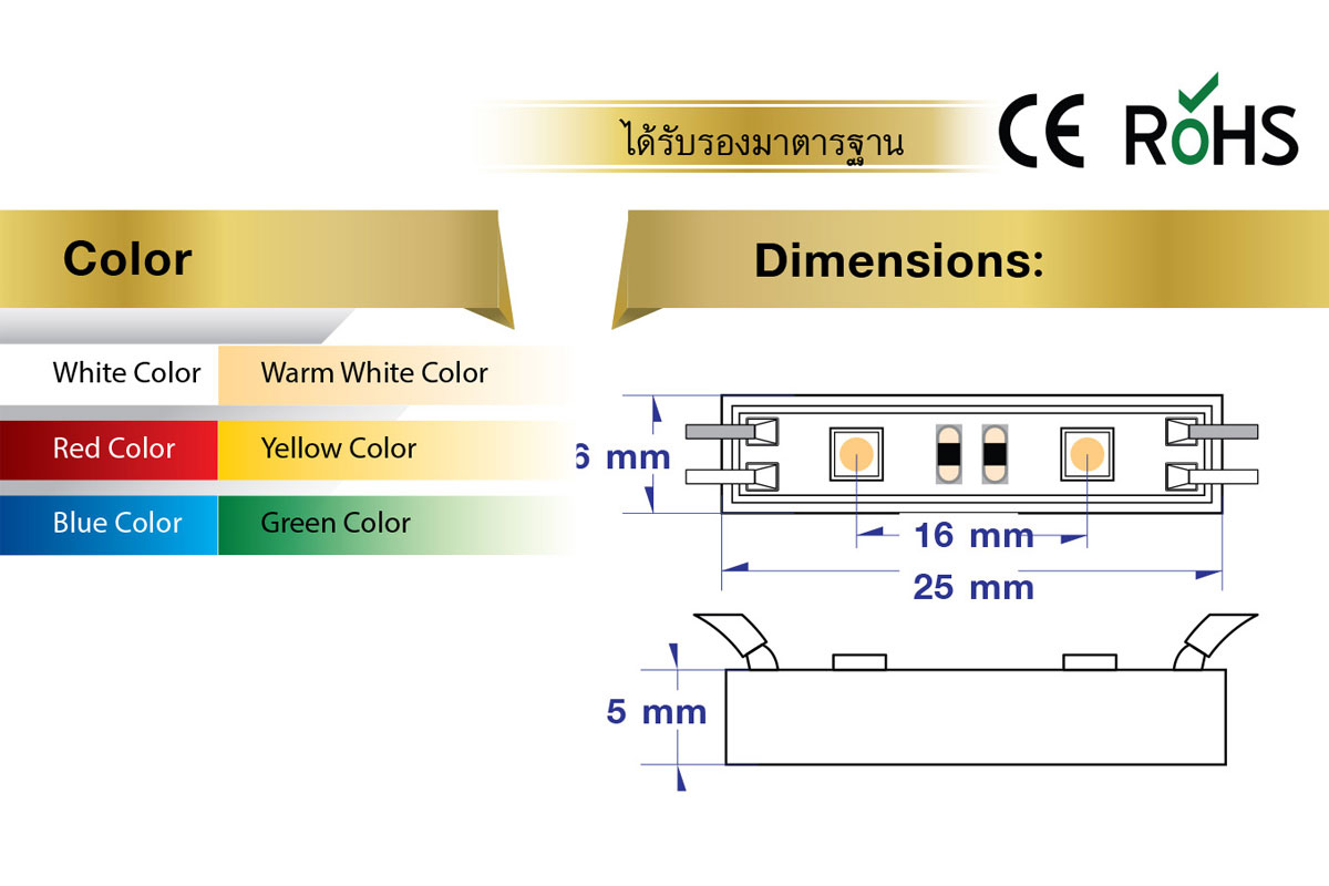 EPISTAR LED CHIP 35-28 0.24 Watts