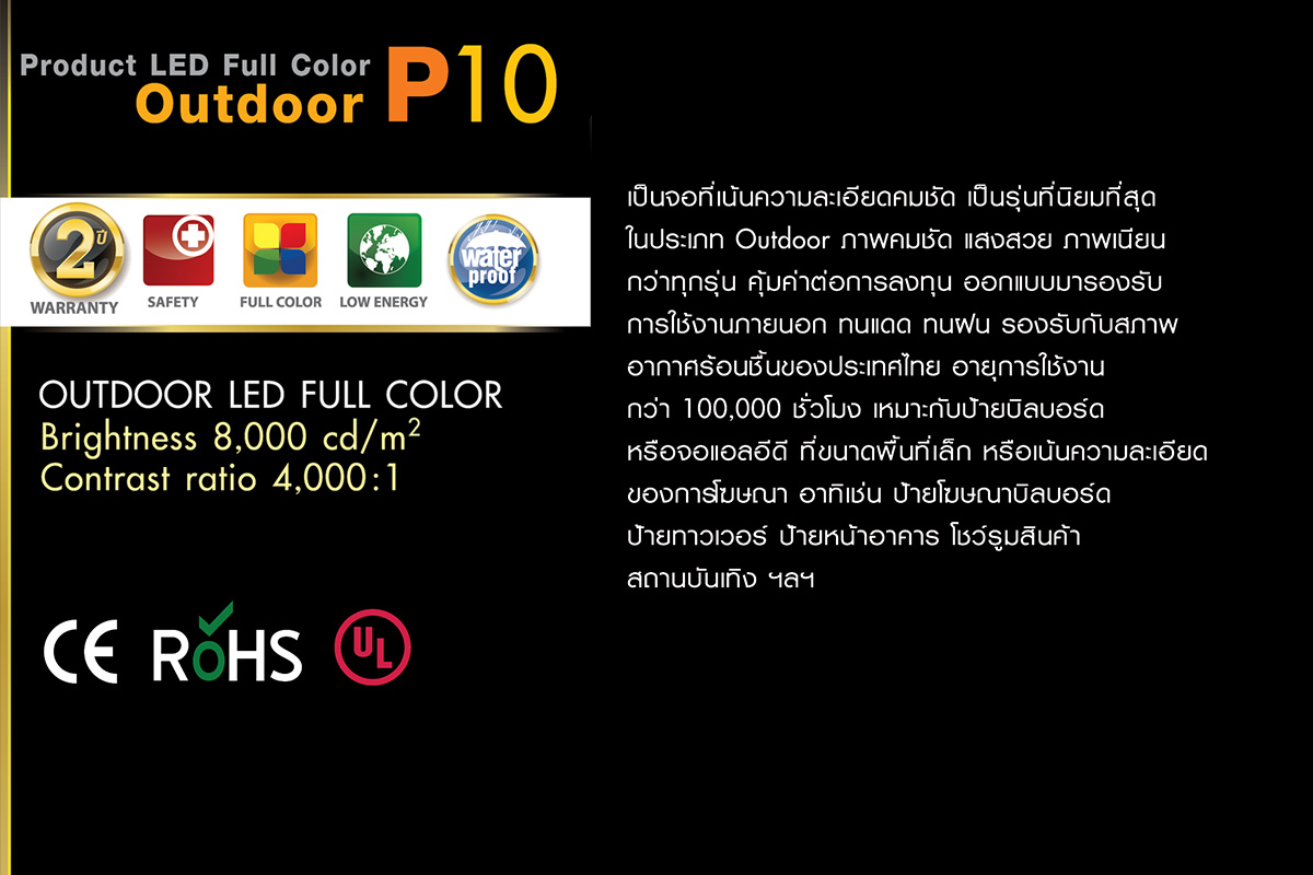 LED Display Outdoor P10