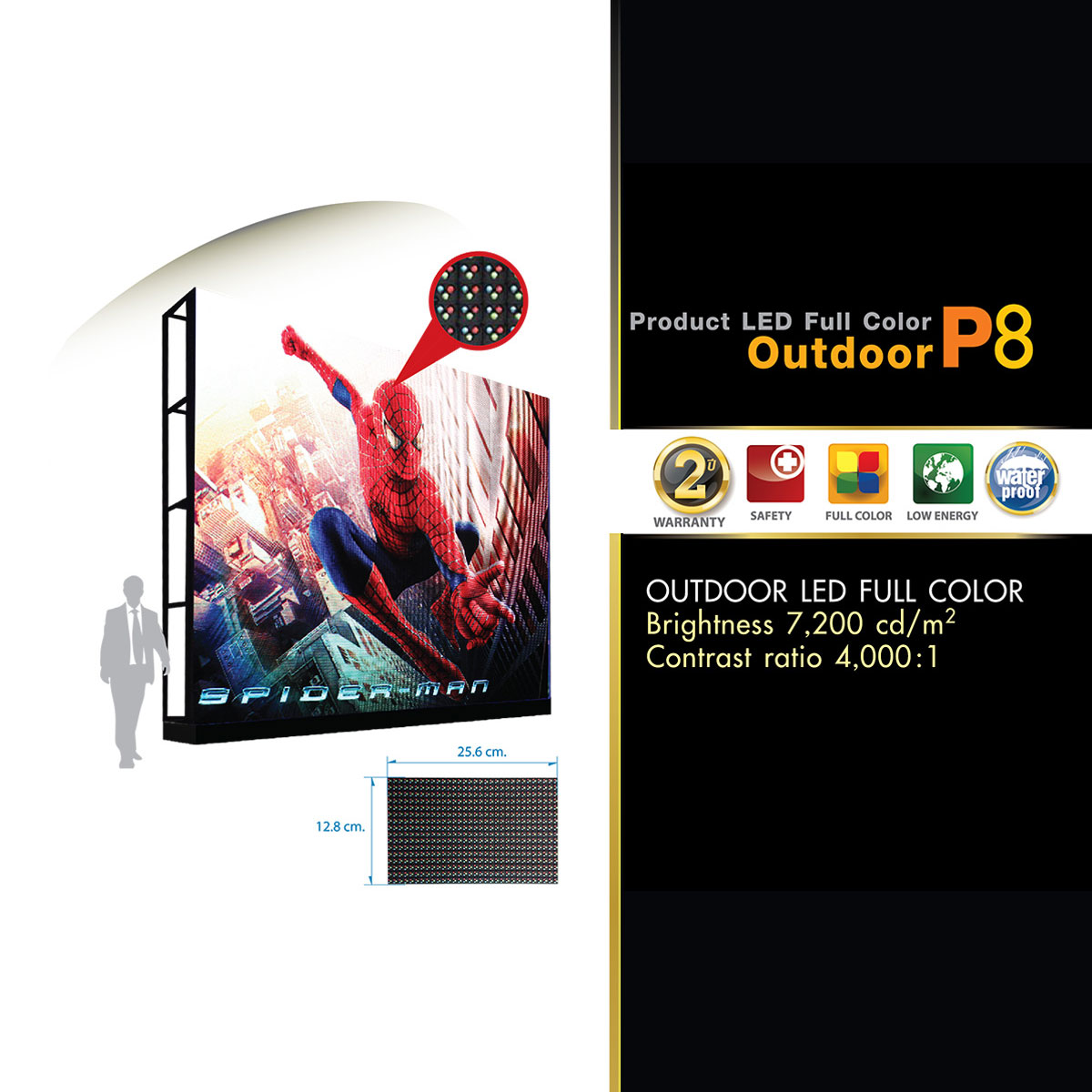 LED Display Outdoor P8