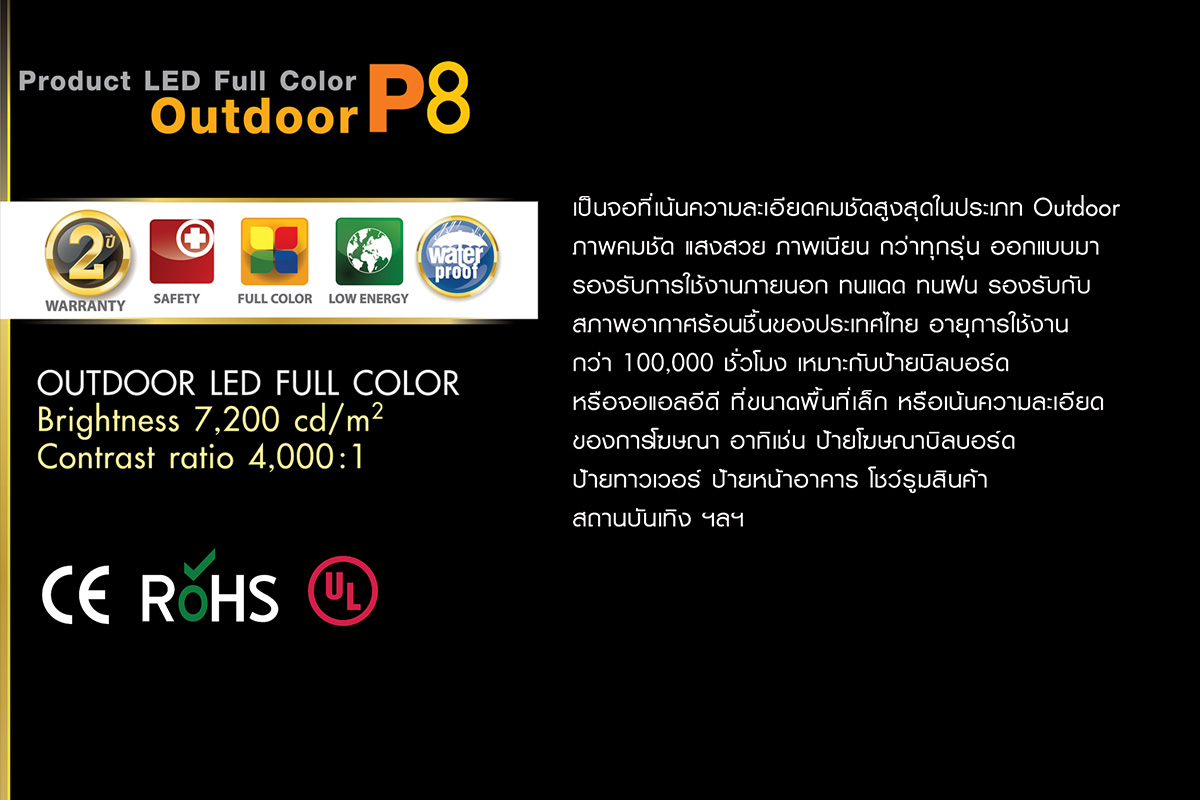 LED Display Outdoor P8