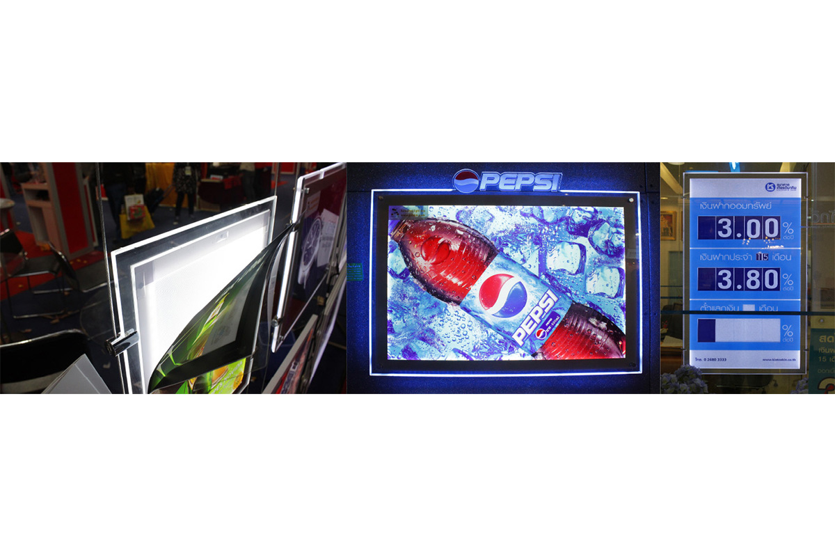 รุ่นคริสดัล Acrylic Crystal Light Box