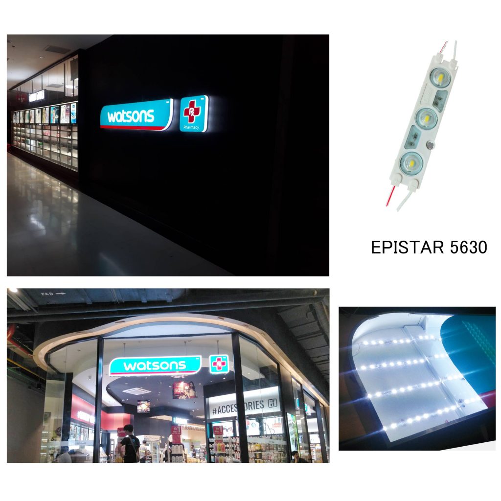 หลอดไฟ Epistar 5630 เหมาะสำหรับงานตัวอักษรขนาดใหญ่และเล็ก
