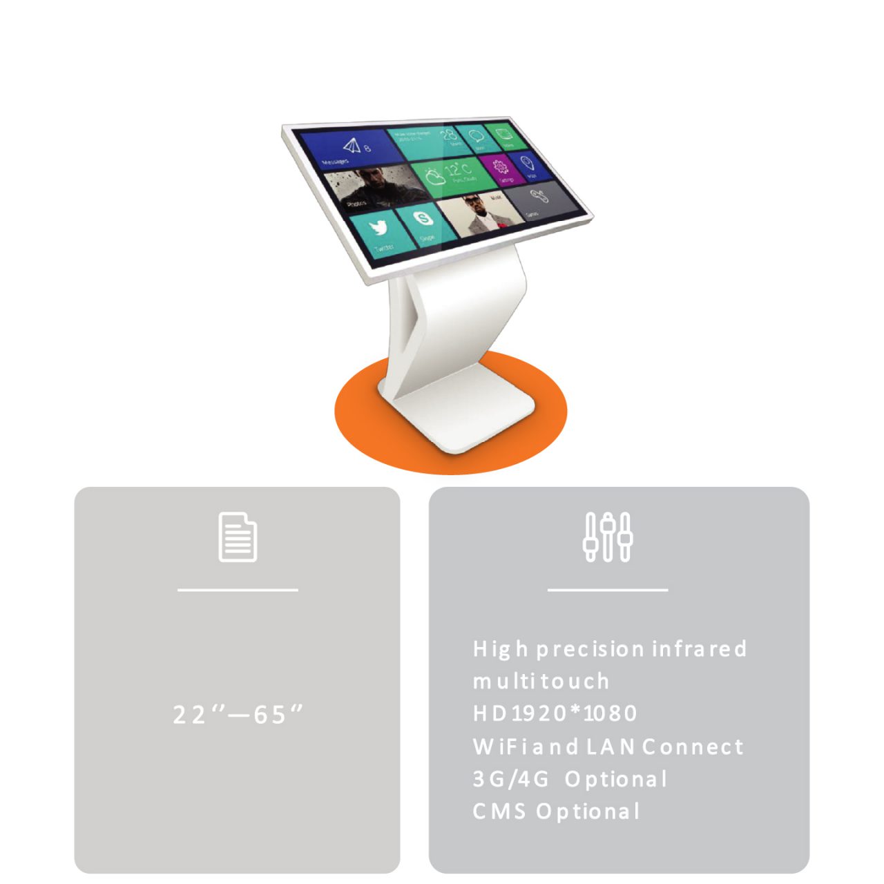 KIOSK DIRECTORY LCD DISPLAY DIGTAL SIGNAGE