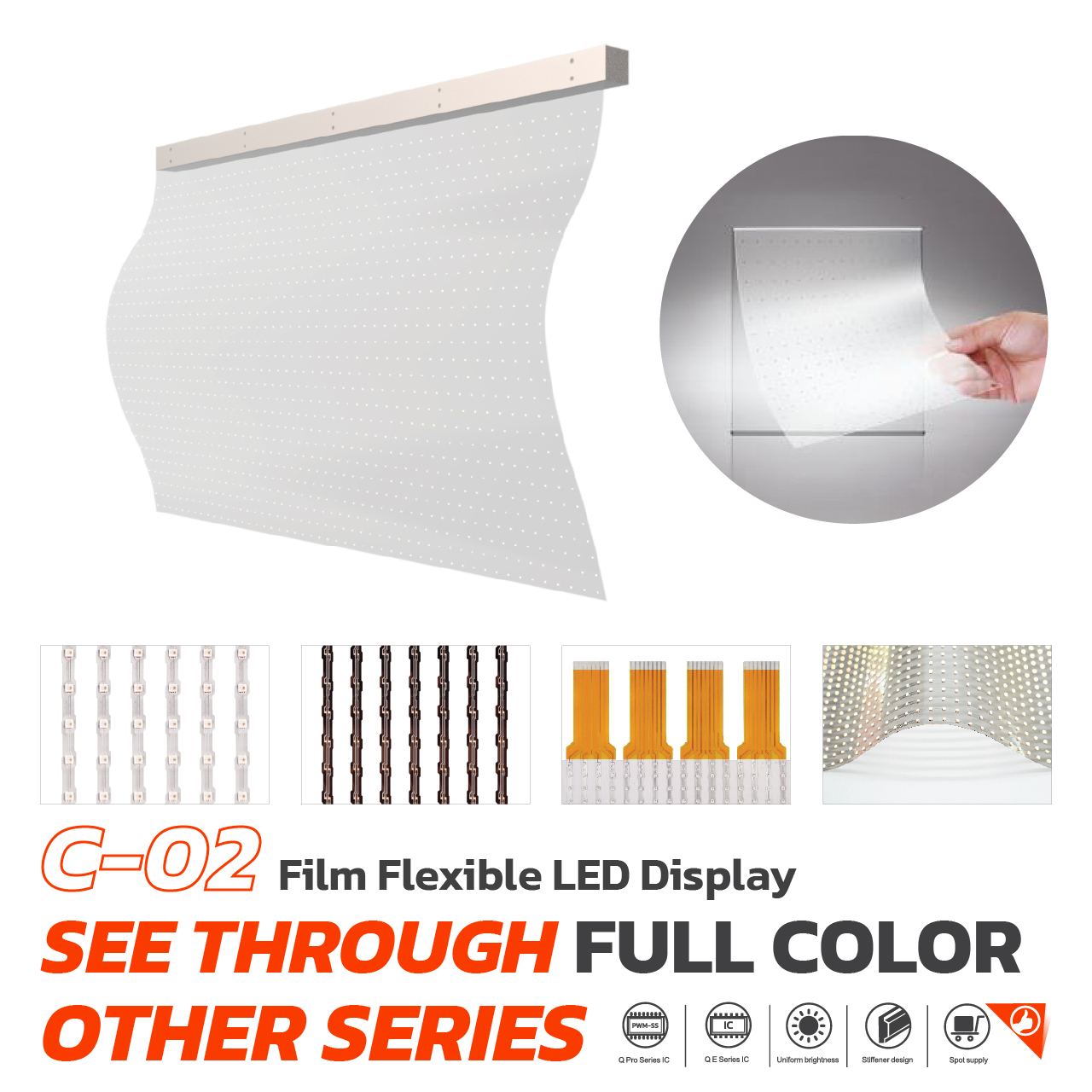 LED Display See-Through C-02