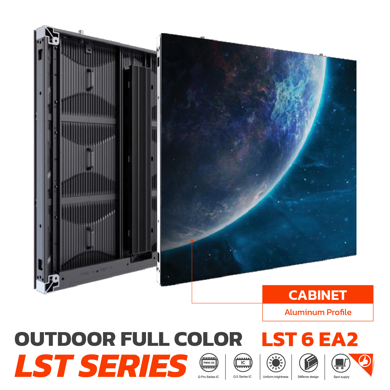 OUTDOOR FULL COLOR LST SERIES Aluminum Profile LST 6 EA2