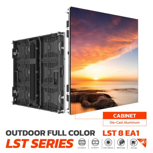 OUTDOOR FULL COLOR LST SERIES Die-Cast Aluminum LST 8 EA1 SMD2727